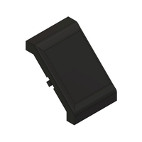 MODULAR SOLUTIONS ALUMINUM GUSSET&lt;br&gt;30MM X 30MM BLACK PLASTIC CAP COVER FOR 40-140-1, FOR A FINISHED APPEARANCE